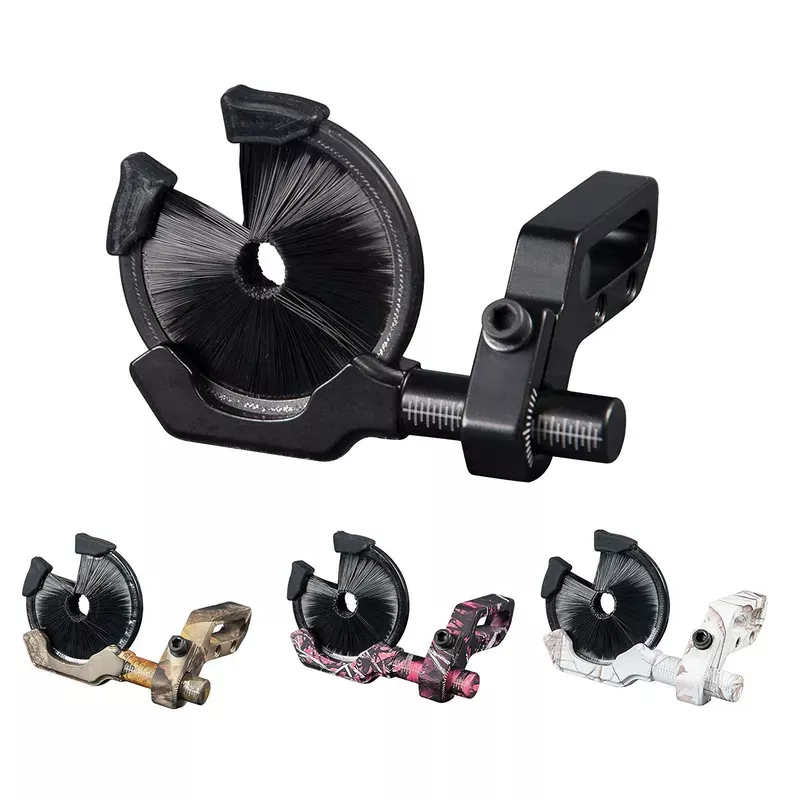 Arrow Rest with Extra Brush Replacement for Compound Bow - Left and Right Hand - Hunt Gear Supply