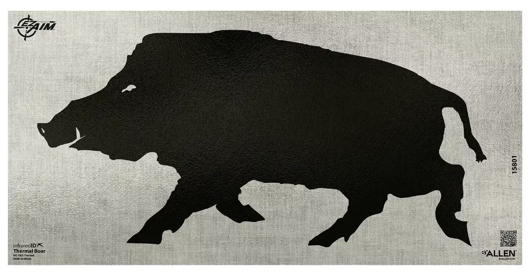 EZ-Aim Boar Thermal ID Paper 24 " x 12 " Black/Gray - Hunt Gear Supply