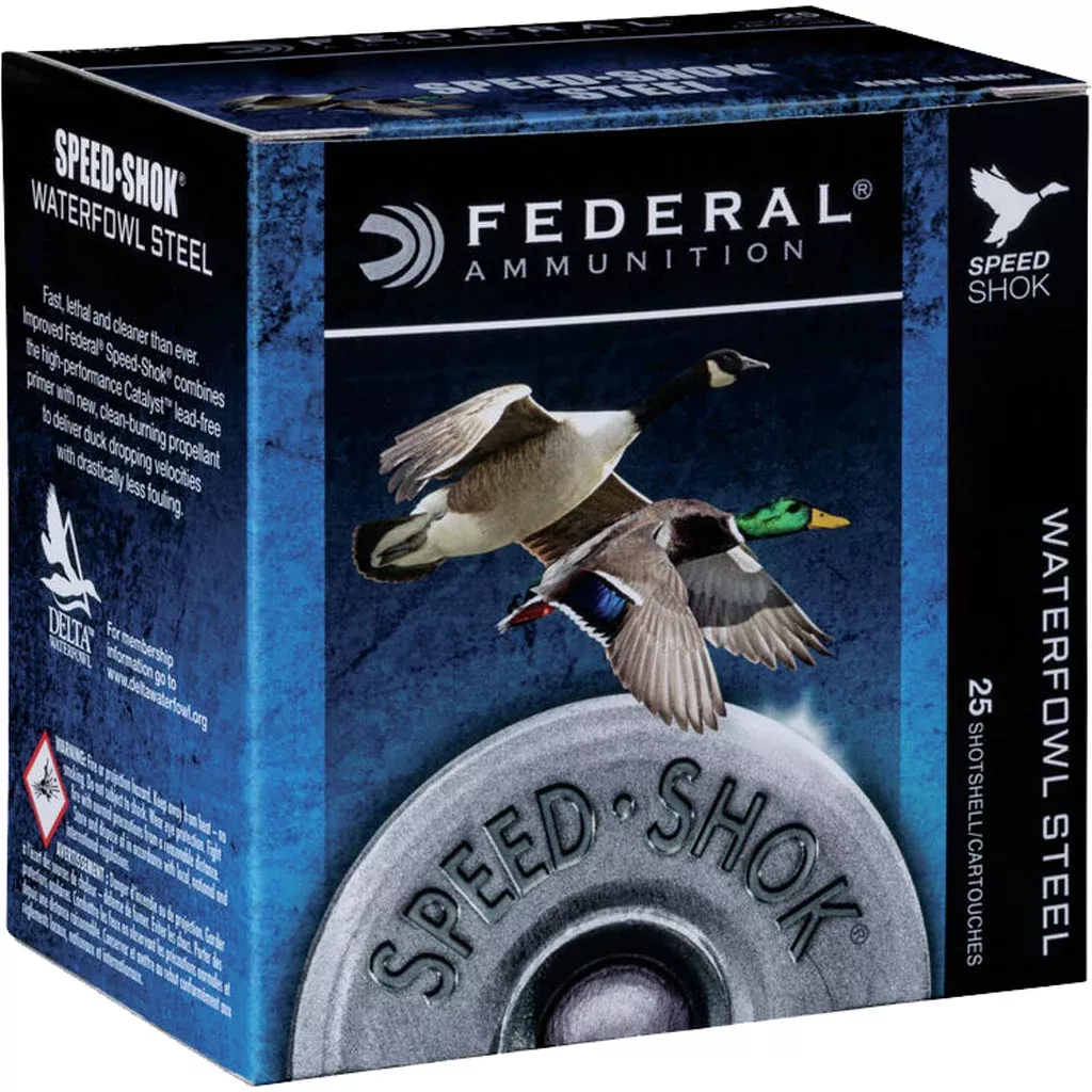 Federal Speed-Shok Load 410 ga. 3 in. 3/8 oz. 6 Shot 25 rd. - Hudson Valley Arms