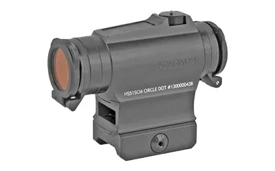 Holosun Technologies Micro Red Dot | 2 MOA Dot with 65 MOA Circle or 2 MOA Dot | QD Mount | Removeable/Rotating Flip Lens Caps | Side Battery | Black - Hunt Gear Supply