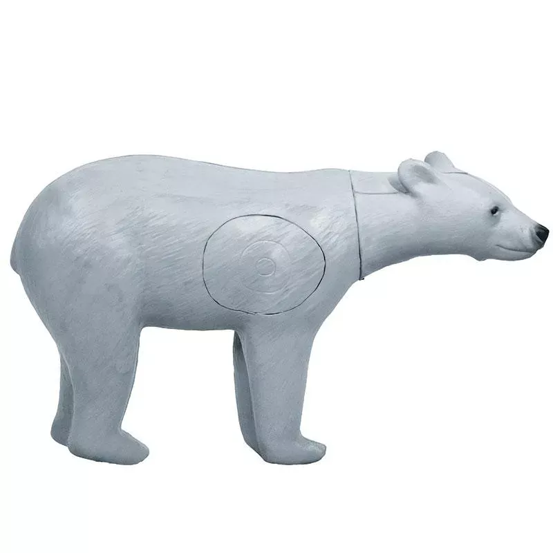 Real Wild 3d Walking Bear White With Ez Pull Foam - Hunt Gear Supply