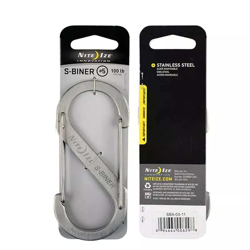 S-Biner #5 - Stainless - Hunt Gear Supply