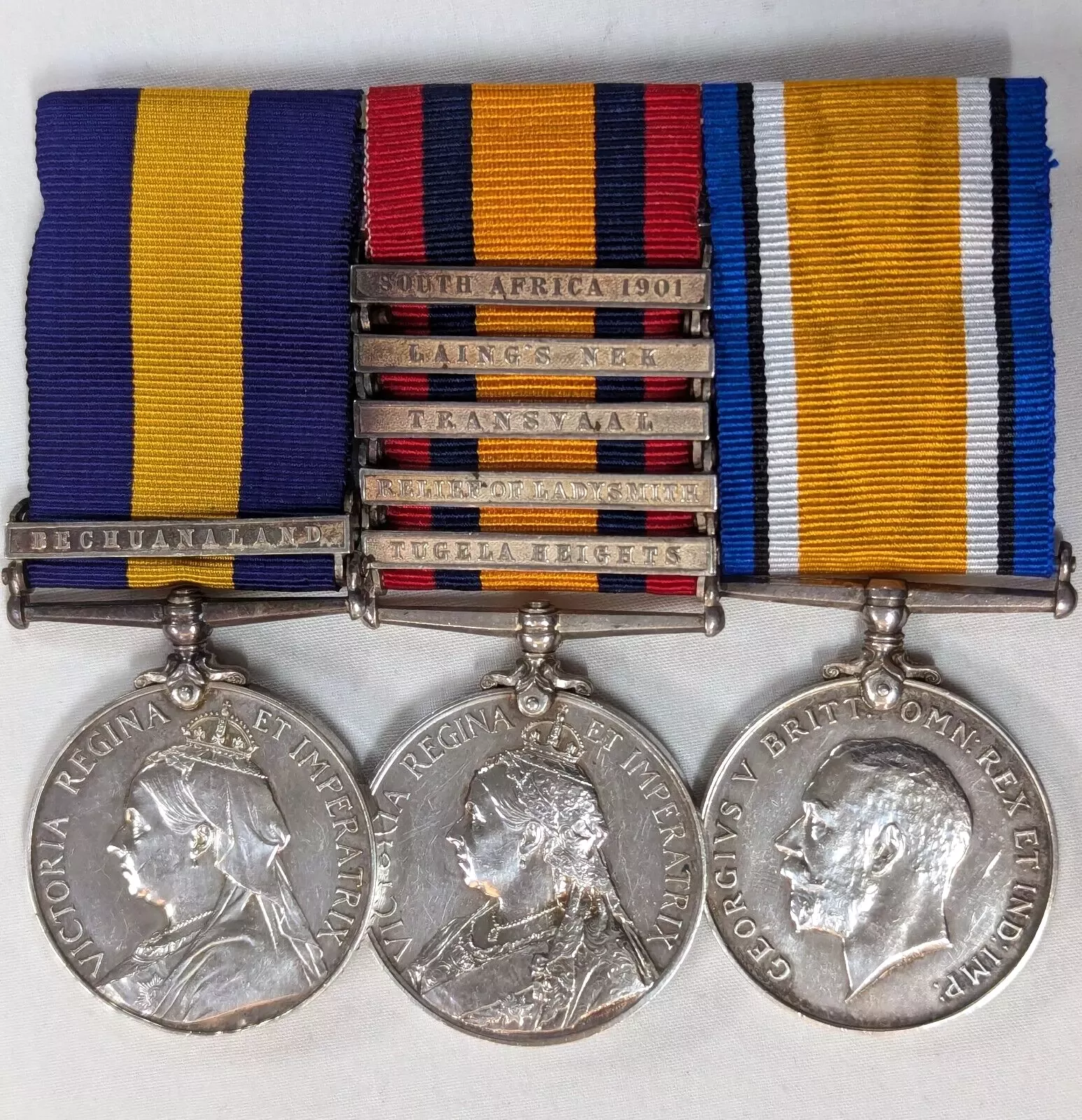 Share Captain Taylor Imperial LI RFC RAF Bechuanaland Boer War WW1 medals South Africa