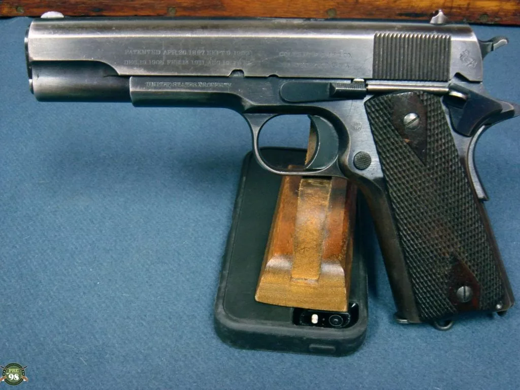 SOLD COLT 1911 US ARMY.... SHIPPED MARCH, 1914 TO THE MASS NATIONAL GUARD......VERY SHARP!...WW1 YANKEE DIVISION - Pre98 Antiques
